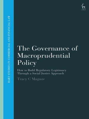 cover image of The Governance of Macroprudential Policy